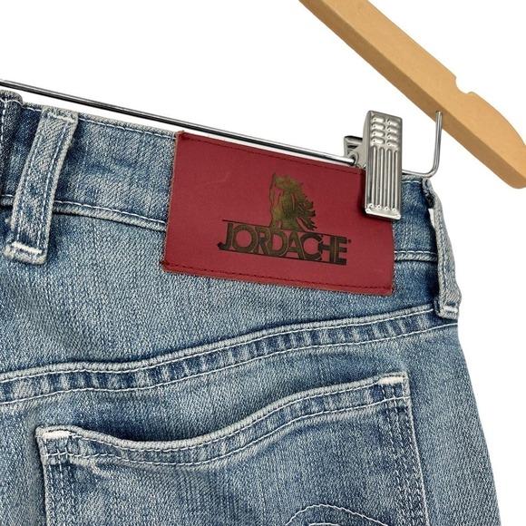 Y2K Jordache Skinny Jeans Vintage Crop 2-Tone Mid Rise 26 - Picture 6 of 12